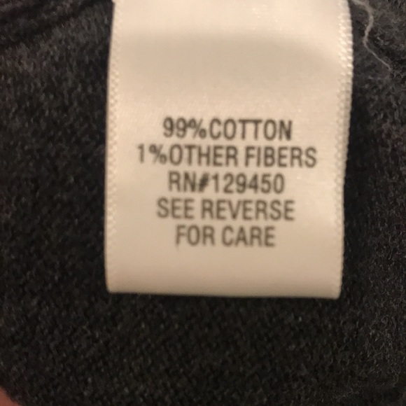 Sweater with Attached Inner Light Weight Sweater Shirt Gray Green Striped M - Picture 13 of 13